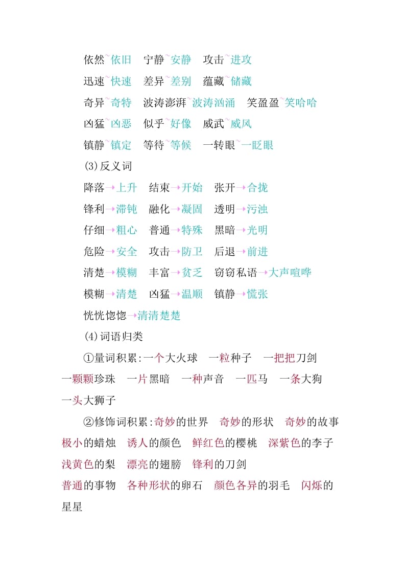 图片[3]-三年级语文下册第七单元知识小结-淘课榜