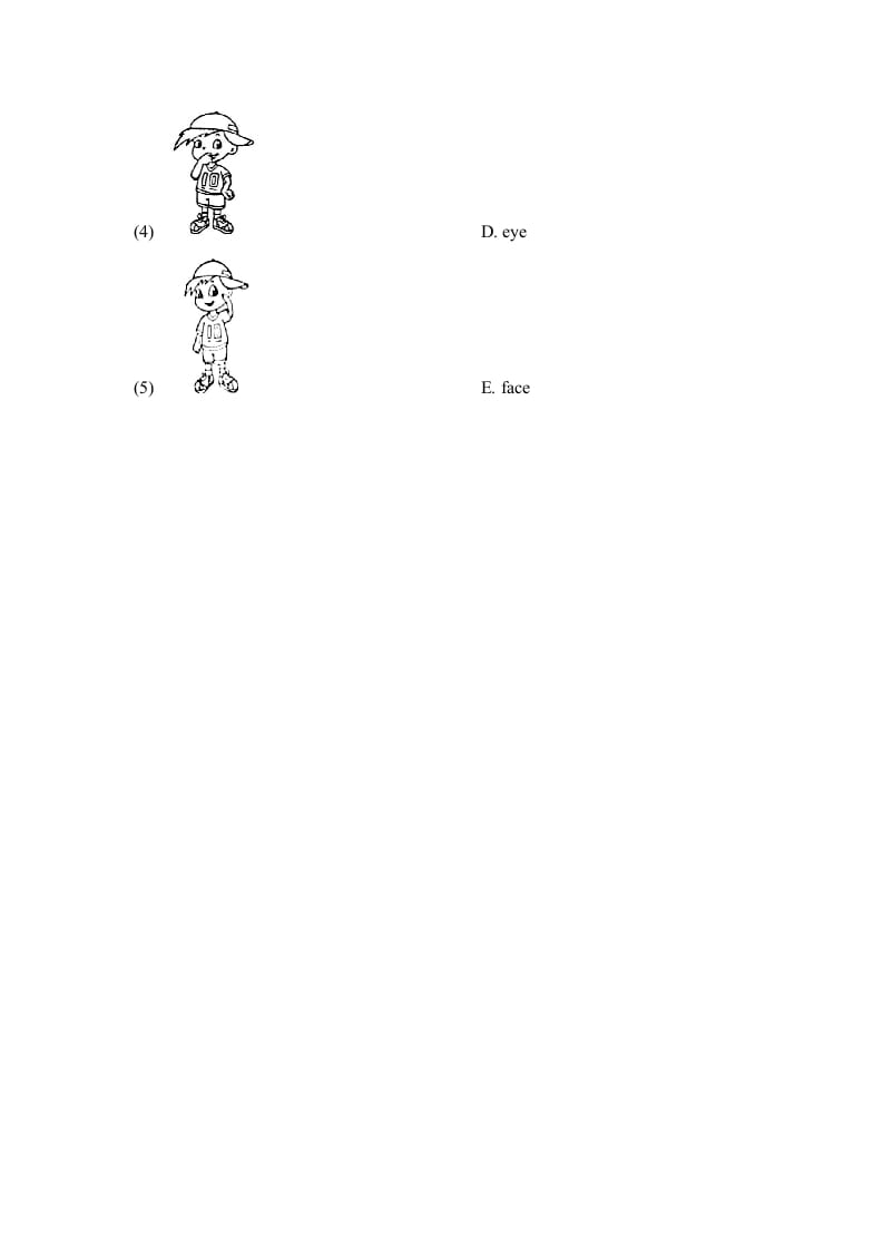 图片[3]-一年级英语上册Unit2_Lesson1课时训练（人教一起点）-淘课榜