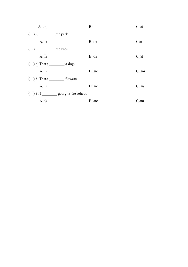 图片[2]-二年级英语上册Unit5_Lesson2课时训练（人教版一起点）-淘课榜