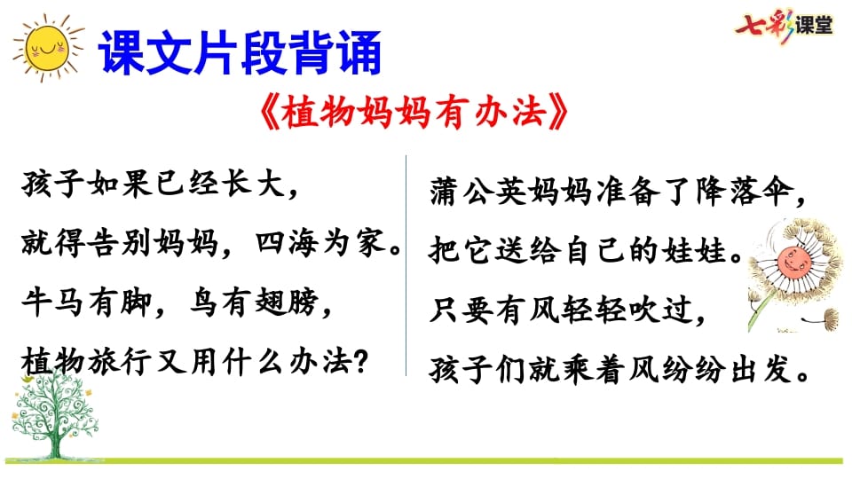 图片[2]-二年级语文上册专项6：积累背诵复习课件（部编）-淘课榜