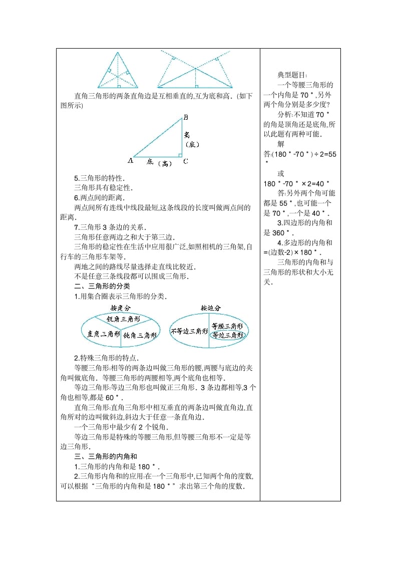 图片[2]-四年级数学下册5.三角形(1)-淘课榜