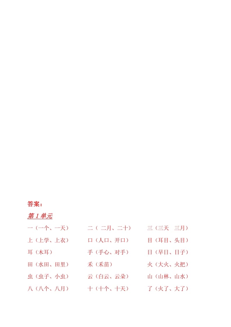 图片[3]-一年级语文上册4、看拼音写词语（6页）（部编版）-淘课榜