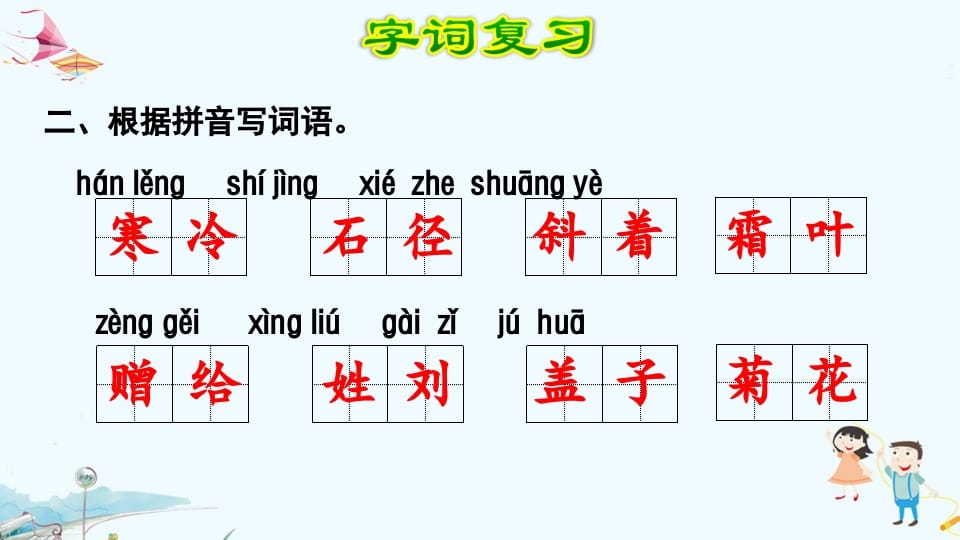 图片[3]-三年级语文上册第2单元复习（部编版）-淘课榜