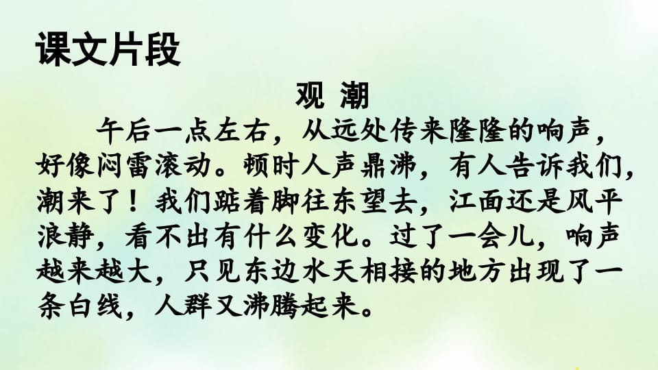 图片[2]-四年级语文上册专项6积累背诵复习课件-淘课榜