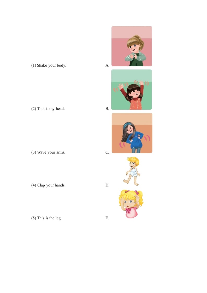 图片[2]-三年级英语上册Unit3_B_Let’s_learn同步习题(1)（人教版一起点）-淘课榜