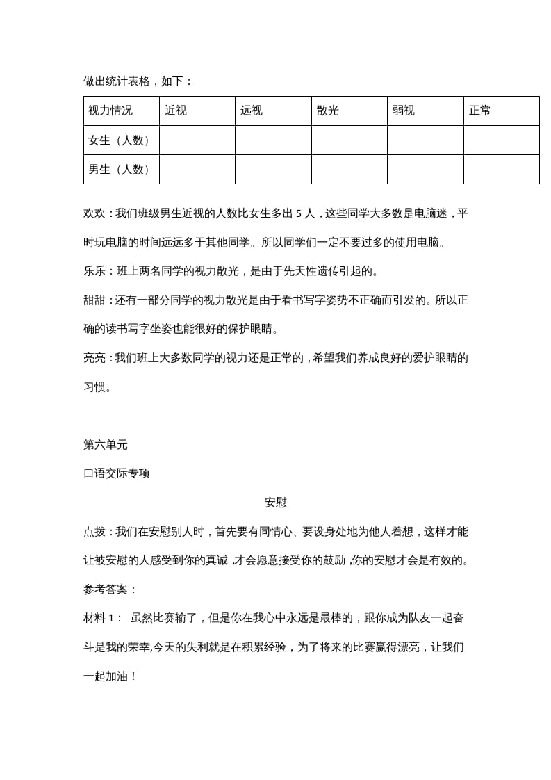 图片[3]-四年级语文上册7口语交际专项练习题-淘课榜