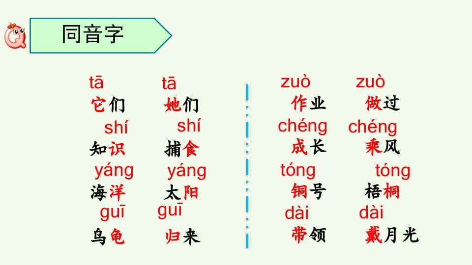 图片[3]-二年级语文上册生字专项复习（部编）-淘课榜
