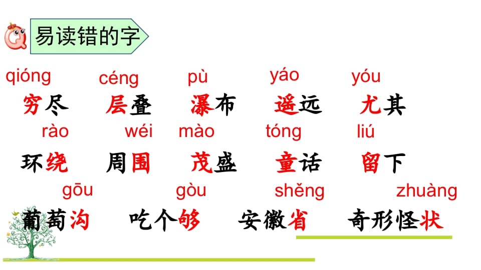 图片[3]-二年级语文上册第四单元复习（部编）-淘课榜