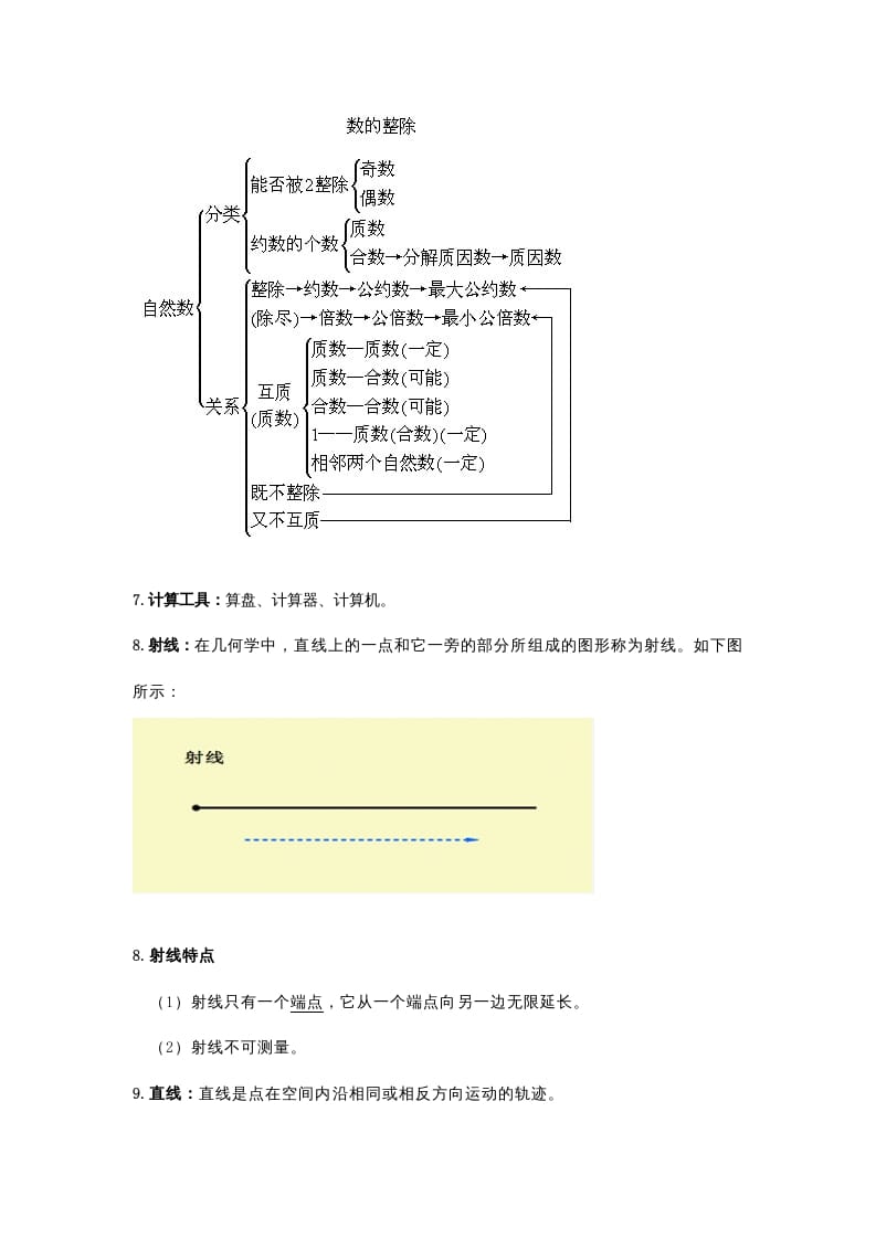 图片[3]-四年级数学上册知识点归纳（人教版）-淘课榜