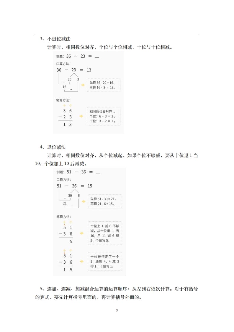 图片[3]-二年级数学上册素材-核心知识点总结人教新课标（人教版）-淘课榜