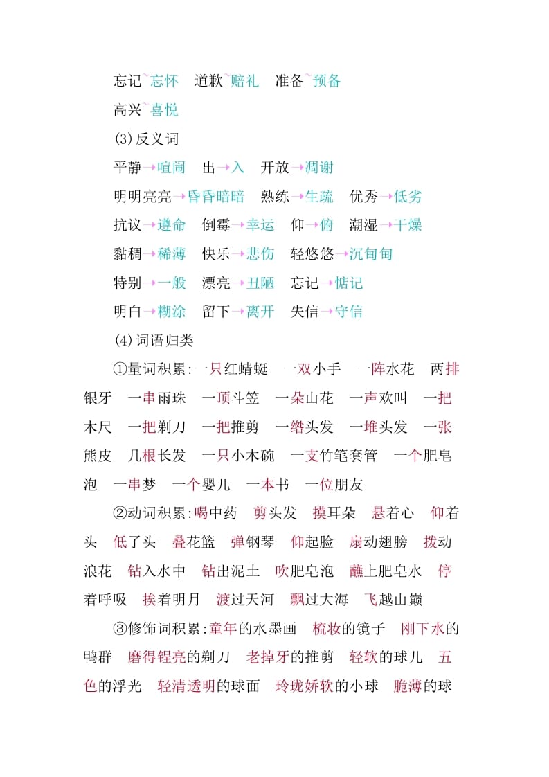 图片[3]-三年级语文下册第六单元知识小结-淘课榜